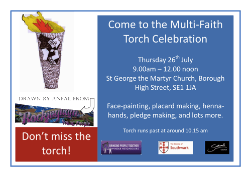 Multi-Faith Torch Celebration at St George the Martyr