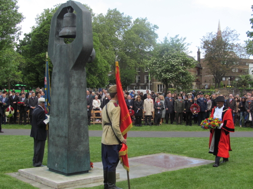 Victory Day Act of Remembrance at Geraldine Mary Harmsworth Park