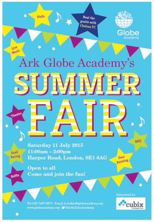 Summer Fair at Globe Academy