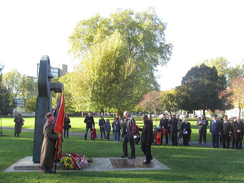 Act of Remembrance at Geraldine Mary Harmsworth Park