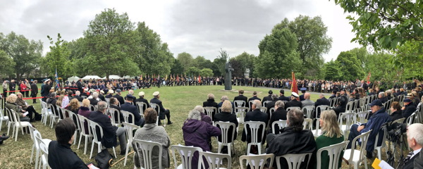 Victory Day Act of Remembrance at Geraldine Mary Harmsworth Park