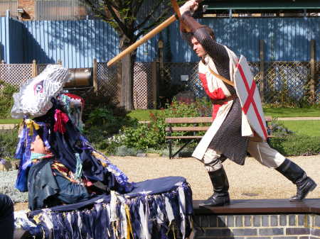 The Ballad of St George and the Dragon at Red Cross Garden