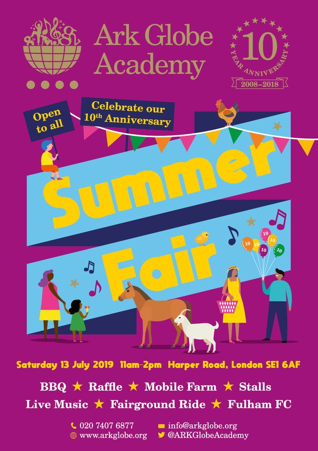 Summer Fair at Globe Academy