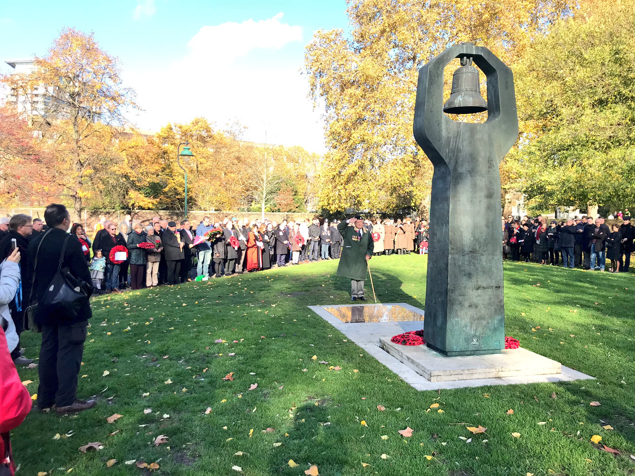 Act of Remembrance at Geraldine Mary Harmsworth Park