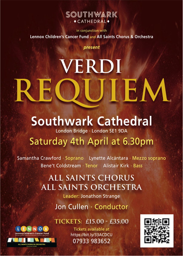 Verdi Requiem at Southwark Cathedral