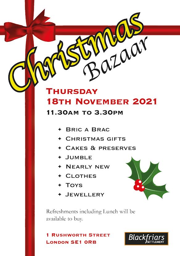 Christmas Bazaar at Blackfriars Settlement